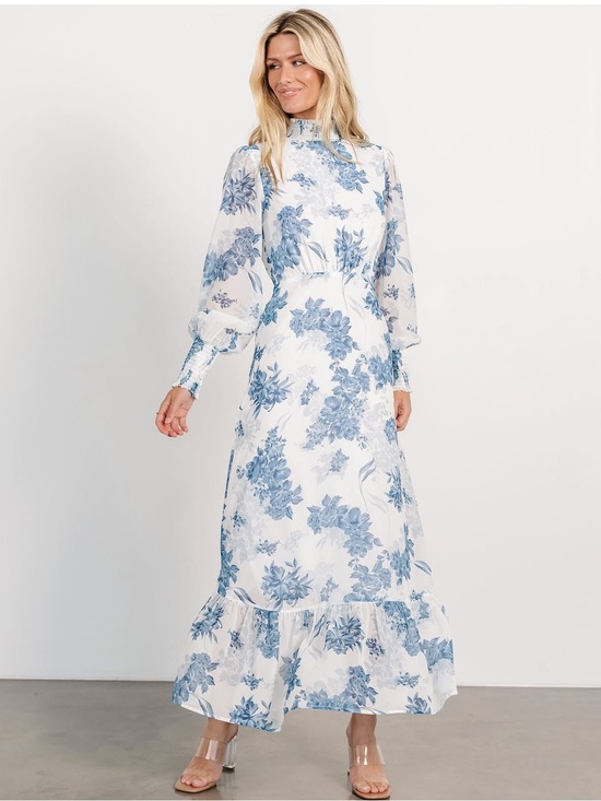 Baltic Born Dresses & Skirts - Baltic Born Maxi Dress Blue Floral Luciana Boho Romantic Ethereal Event Whimsy